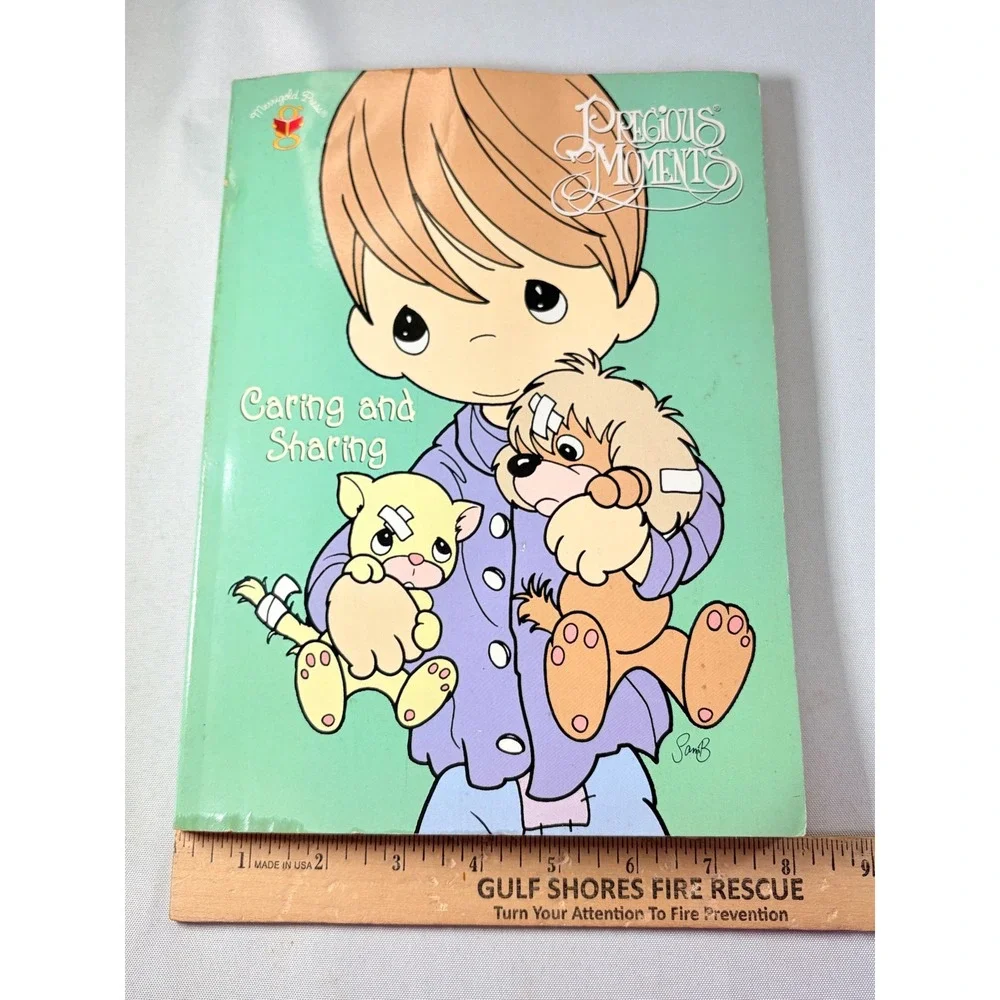 Precious Moments Caring and Sharing Coloring Book Merrigold Press Vintage 1980s